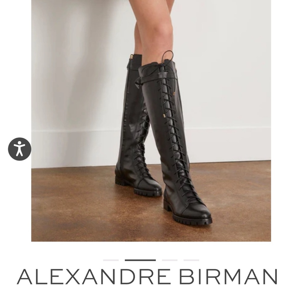 Alexandre Birman Evelyn tall combat boot size 36 nwb